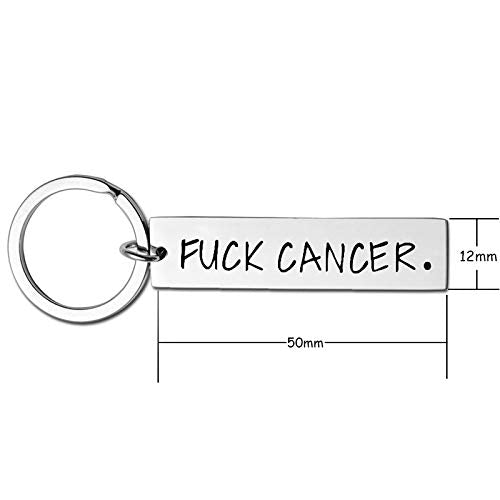 F* Cancer Keychain