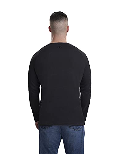 Long Sleeve Chemo Shirt for Men Black