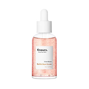 Knours - Sweet Rescue Bubble Burst Serum | Rose Water Triple Hyaluronic Acid Gromwell Root Oil Bubbles Calming Moisturizing Balancing Serum – EWG Verified Clean Beauty (50 ml/1.69 fl. oz.)