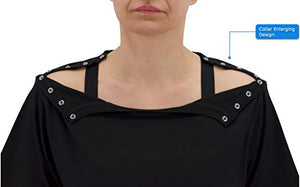 Post Shoulder Surgery Shirt - Men's - Women's - Unisex Sizing Black