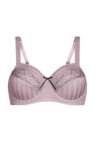 Bra -Amoena Women&#39;s Evelina Underwire Pocketed Mastectom, Purple, 40D - My CareCrew