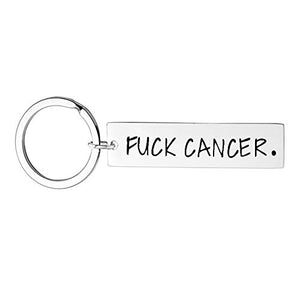 F* Cancer Keychain