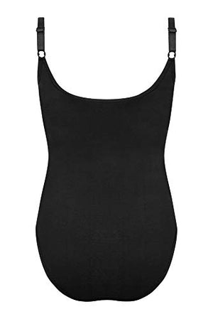 Amoena Women's Menorca One-Piece Pocketed Mastectomy Swimsuit, Black, X-Small