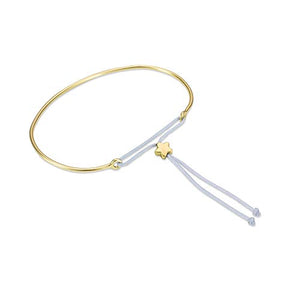 Lucky Feather Reminder 14k Gold Dipped Adjustable Wire Cuff Mantra Bracelet (You are Beautiful) with Gold Star Charm, Ideal Quarantine Gift