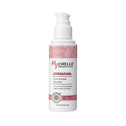 MyCHELLE Dermaceuticals Fruit Enzyme Cleanser (4 Fl Oz) - Gentle Facial Cleanser &amp; Skin Cleanser with Concentrated Fruit-Infused Actives &amp; Antioxidants - Cleanses &amp; Strengthens Skin - My CareCrew