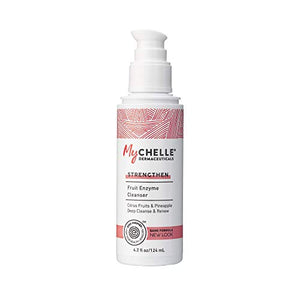 MyCHELLE Dermaceuticals Fruit Enzyme Cleanser (4 Fl Oz) - Gentle Facial Cleanser & Skin Cleanser with Concentrated Fruit-Infused Actives & Antioxidants - Cleanses & Strengthens Skin