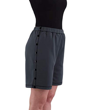 Post Surgery Tearaway Shorts - Men's - Women's - Unisex Sizing Black Large