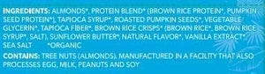 ALOHA Organic Plant Based Protein Bars Vanilla Almond Crunch 12 Count, 1.9oz Bars