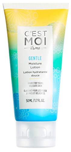 C'est Moi Gentle Moisture Lotion | Fragrance-Free Lotion made with Almond Oil, Shea Butter and Organic Extracts, For Face, Neck, & Chest, Soothing, Moisturizer, Hydrating, 1.7 fl oz.