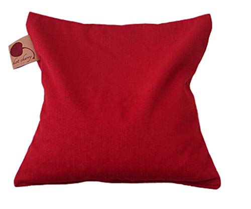 Hot Cherry Pit Pillow Square