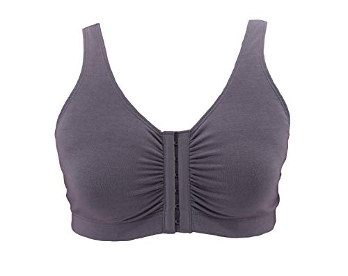 Buy FLORATA Sports Bras for Women Surgical Bras Front Closure Post
