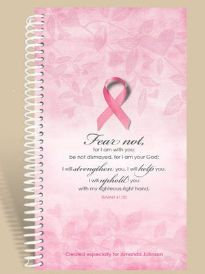Mothers Day Breast Cancer Awareness Personalized Prayer Journal