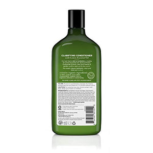 Avalon Organics Lemon Clarifying Conditioner, 11 -Ounce Bottle (Pack of 2)