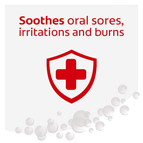 Soothes oral sores, irritations and burns