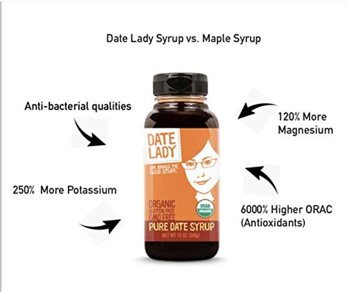Award Winning Organic Date Syrup 18 Ounce Squeeze Bottle |