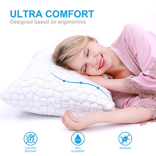 Ultra Pain Relief Cooling Pillow for Neck Support, Adjustable