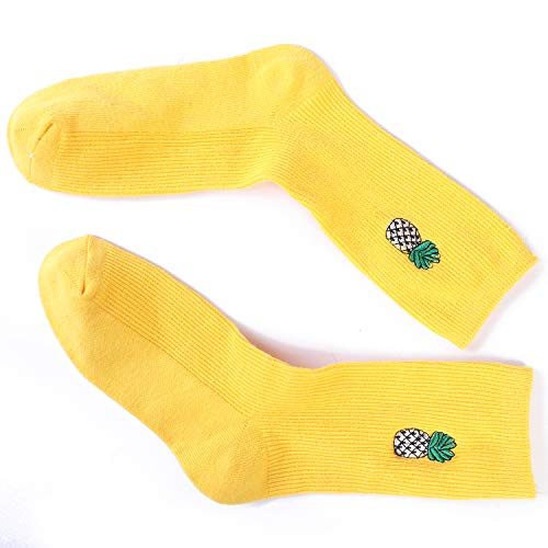 Jeasona Womens Fruit Crew Socks for Gifts