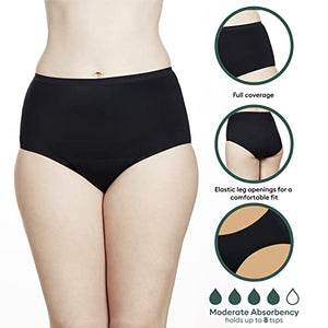 Speax by Thinx Hi-Waist Incontinence Underwear for Women, Bladder Control Underwear for Women, Postpartum Underwear, Replacement for Adult Diapers and Disposable Underwear for Women