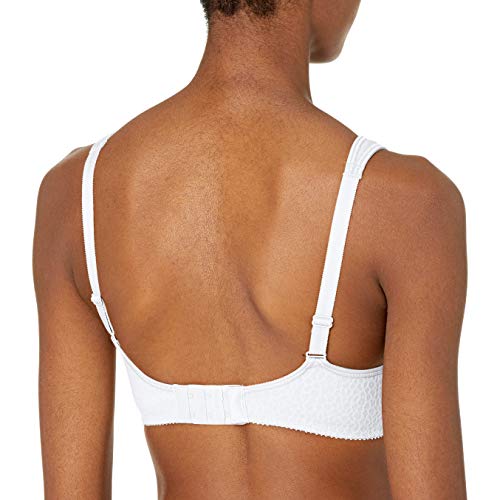 Amoena Women&#39;s Mona Wire Free Pocketed Mastectomy Soft Bra, 36B, White