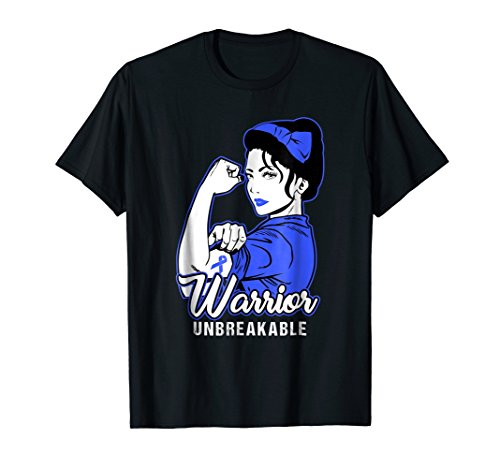 Colon Cancer WARRIOR Shirt Colorectal Cancer Awareness Tee - My CareCrew