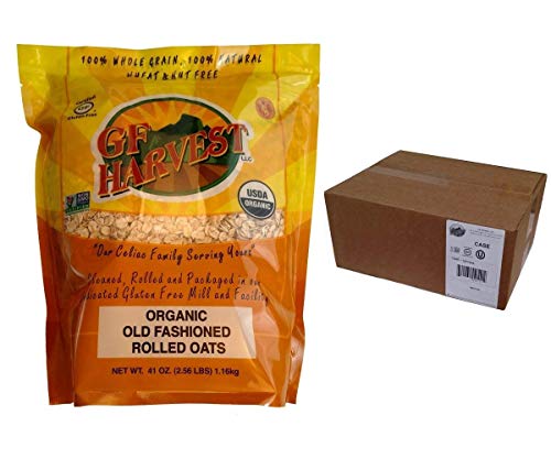 GF Harvest Gluten Free Organic Rolled Oats, 41 oz. Bag, 12 Count