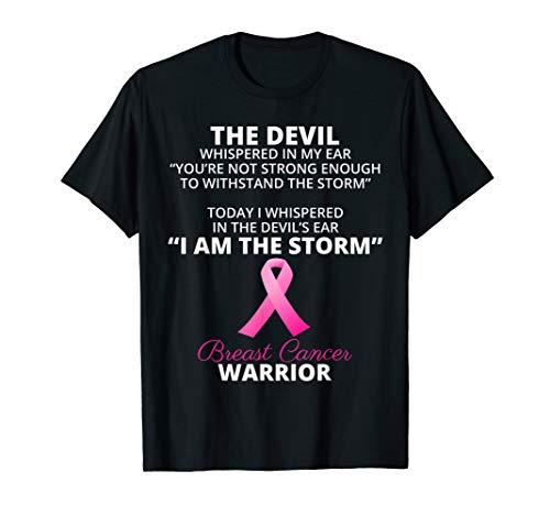 I AM THE STORM - Breast Cancer WARRIOR Women Men T-Shirt T-Shirt