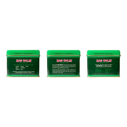 Bag Balm Vermont's Original for Cracked Hands, Dry Skin - Moisturizing  Lotion Salve 8 Ounce - 2 Pack