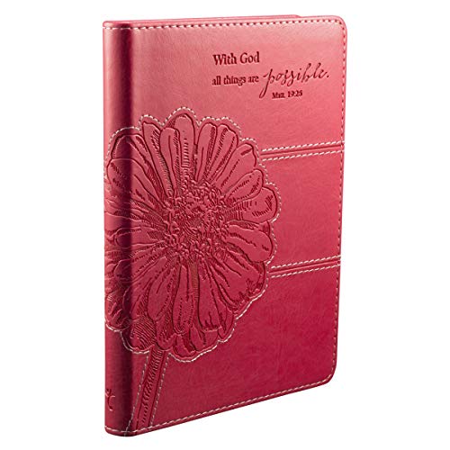Christian Art Gifts Pink Faux Leather Journal