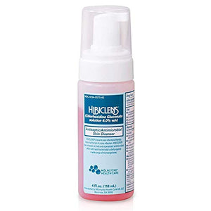 Hibiclens Antiseptic Antimicrobial Skin Cleanser 4oz Foam Pump