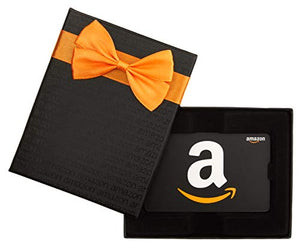 Amazon.com Gift Card in a Black Gift Box (Classic Black Card Design)