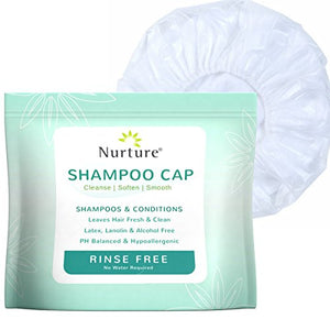 No Rinse Shampoo Cap by Nurture (6-Pack)