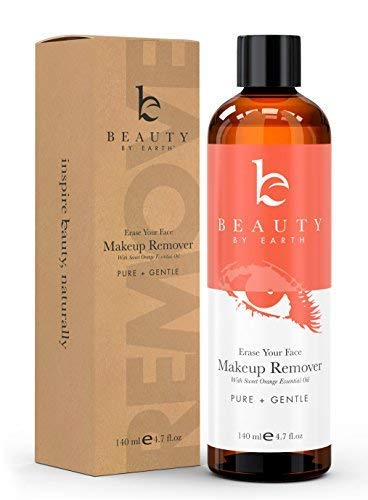 Makeup Remover - with Organic Aloe Vera & Witch Hazel, Use with Eye Makeup Remover Wipes or Cotton Pads, Gentle Non-Greasy Makeup Remover for Dry, Oily and Sensitive Skin Types…