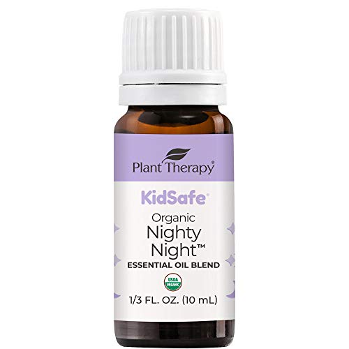 Plant Therapy KidSafe Organic Nighty Night Essential Oil Blend for Sleep 10ml 1/3 oz