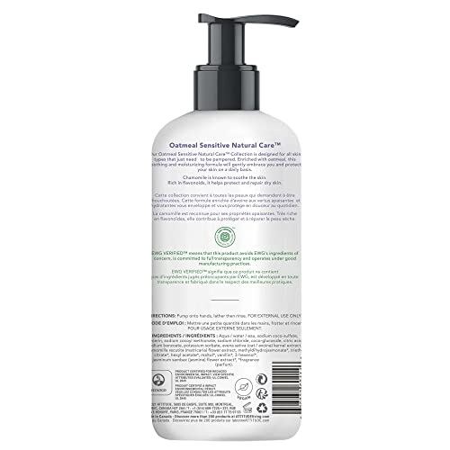 ATTITUDE Natural Hand Soap for Sensitive Skin, Dermatologist-tested &amp; Hypoallergenic, Vegan &amp; Cruelty-free, Chamomile, 16 Fl Oz