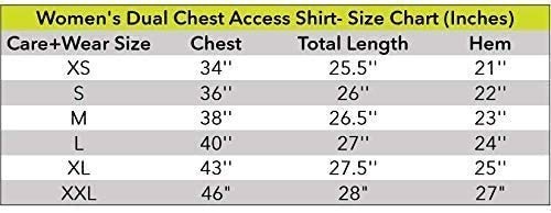 chemo port access shirt