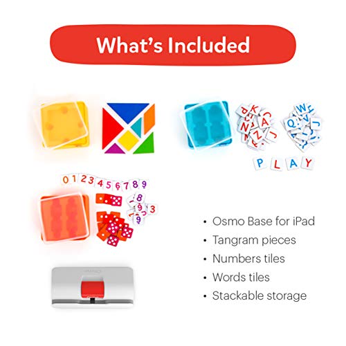 Osmo - Genius Starter Kit for iPad - 5 Educational Learning Games - Ages 6-10