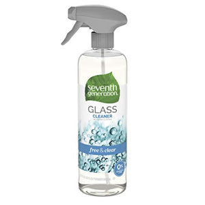 Seventh Generation Glass Cleaner, Free & Clear, 23 Fluid Oz