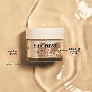 Honest Beauty Hydrogel Cream with Two Types of Hyaluronic Acid & Squalane Oil, 1.7 Fl Oz