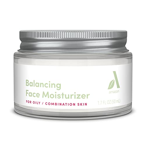 Amazon Aware Balancing Face Moisturizer with Licorice Root Extract &amp; Vitamin C, Vegan, Formulated without Fragrance, Dermatologist Tested, Oily to Combination Skin, 1.7 fl oz