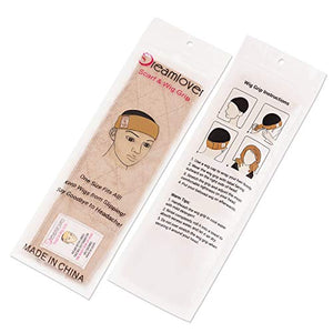 Dreamlover Wig Grip, Wig Grip Bands for Keeping Wigs in Place, Wig Grip Headband, Tan, 2 Pack