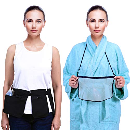Mastectomy & Post Surgery Drain Carrier Belt & Shower Holder (Two Pack)
