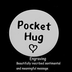 Ahaeth Pocket Hug Token Gifts for Women Men Teenagers Girls You are Stronger Than You Think Inspirational Jewelry Pocket Hug Encouragement Coin