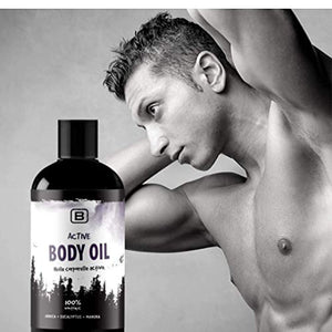 Active Body Oil - CertClean Certified - Organic - | Cruelty Free | Vegan. Toxin free body oil for sport and massage