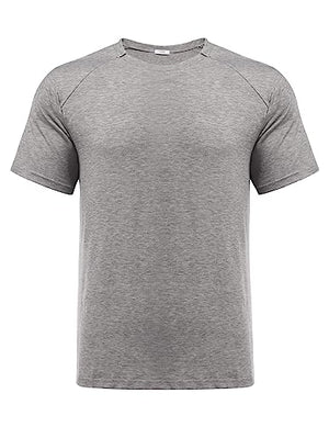 Deyeek Chemo Port Shirts for Men Post Shoulder Surgery Recovery Shirts Tear Away Zipper Shirt Chemotherapy Must Haves Grey
