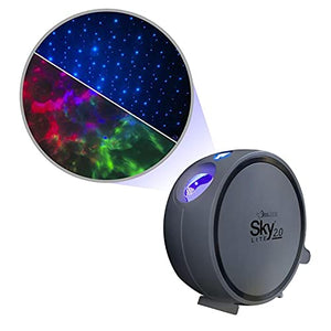 BlissLights Sky Lite 2.0 - RGB LED Laser Star Projector, Galaxy Lighting, Nebula Lamp (Blue Stars, Smart App)