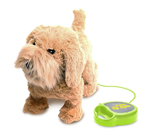 Meva Kids Walking and Barking Puppy Dog Toy Pet with Remote Control Leash (Brown)