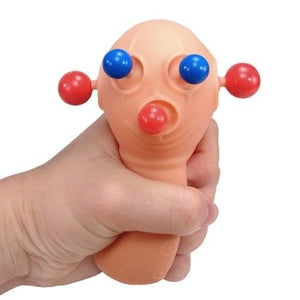 Big Game Toys~Panic PETE Eyes Bug Out Squeeze Toy Stress Relief Ball Popping Martian bob New