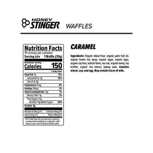 Honey Stinger Organic Waffle, Caramel 1.06 Ounce (16 Count)