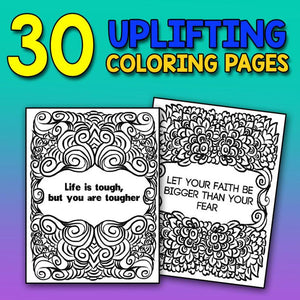 Cancer Can't Stop Me: Coloring Book 30 Powerful Mantras for Self Affirmation