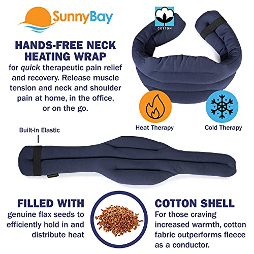 SunnyBay Microwave Heating Pad for Neck & Shoulders, Heating Pad